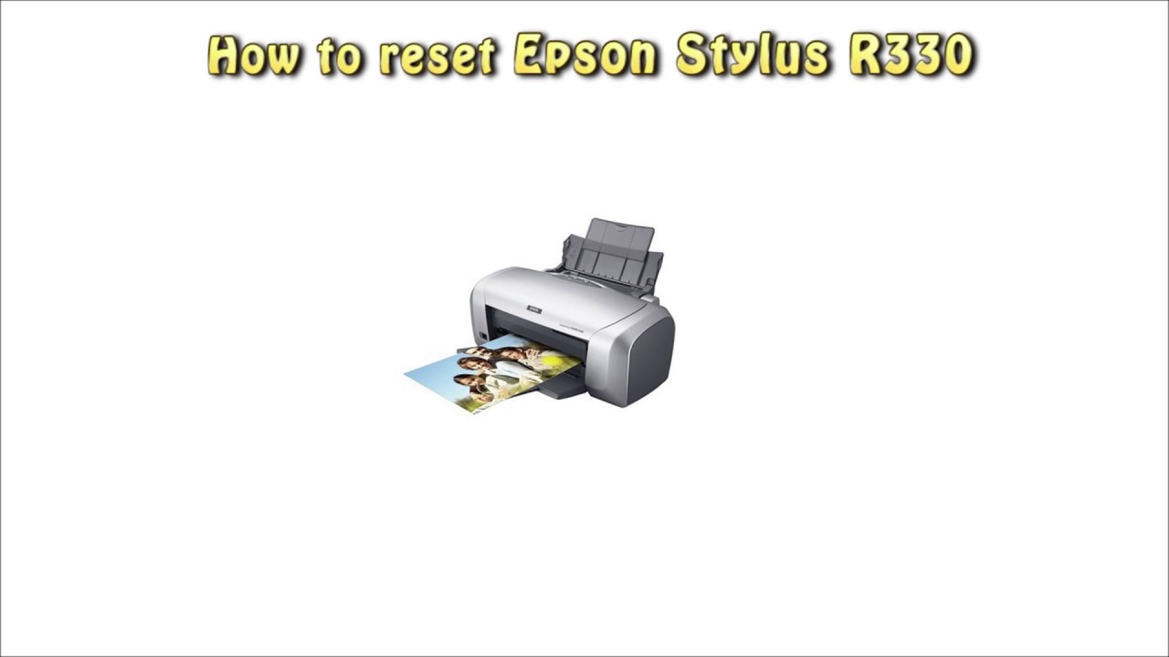 EPSON R330 Printer reset